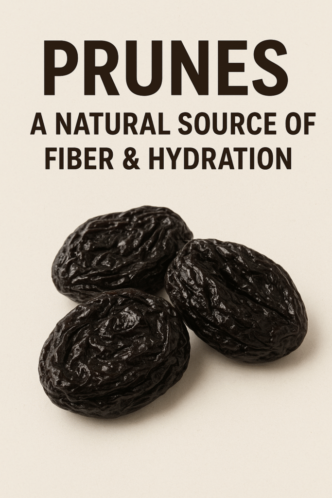 Prunes – A Natural Source of Fiber & Hydration