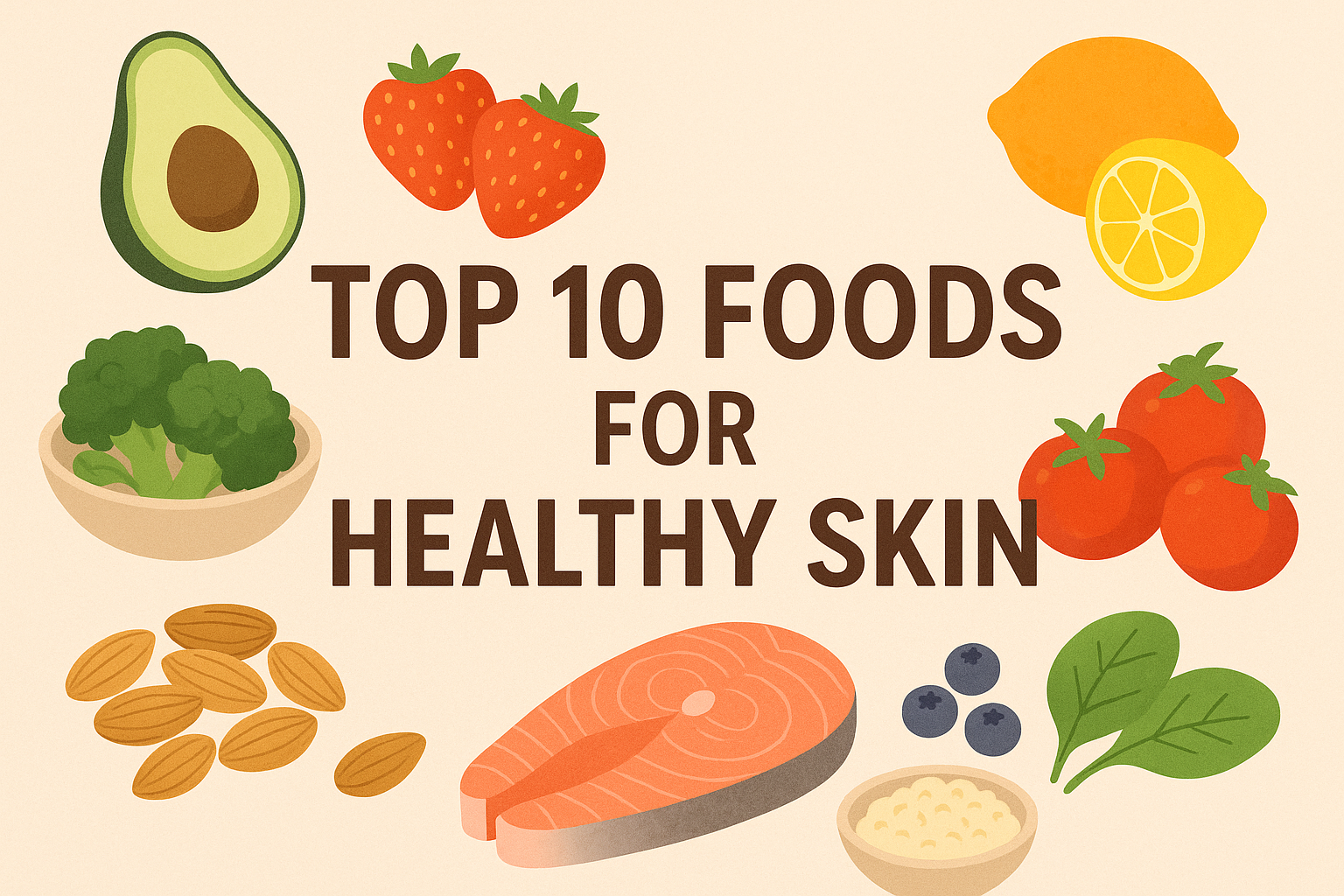 Top 10 Foods for Healthy Skin