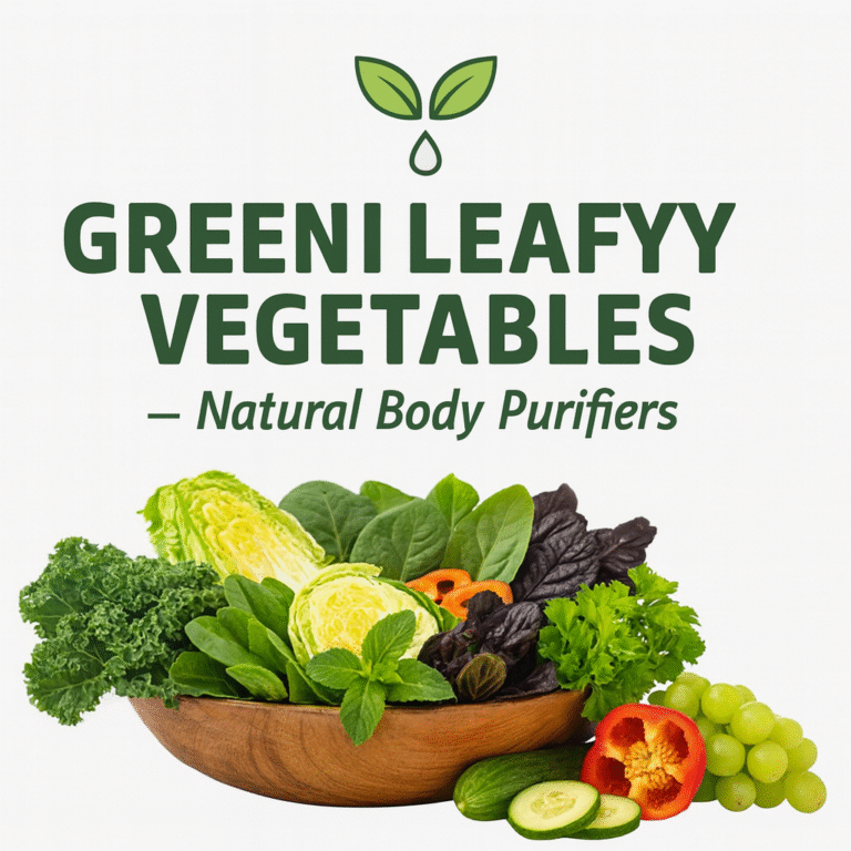 Green Leafy Vegetables Natural Body Purifiers