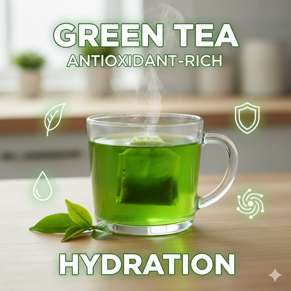 Green Tea – Antioxidant-Rich Hydration