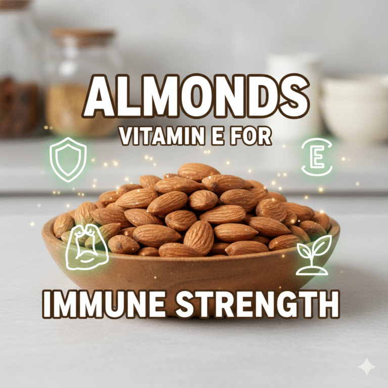 Almonds – Vitamin E for Immune Strength
