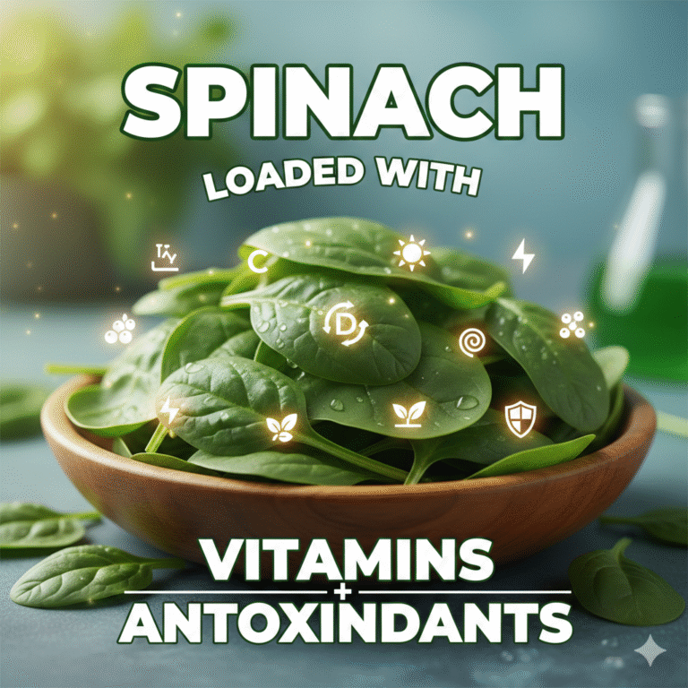 Spinach – Loaded With Vitamins & Antioxidants