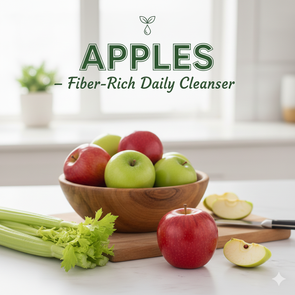 Apples – Fiber-Rich Daily Cleanser
